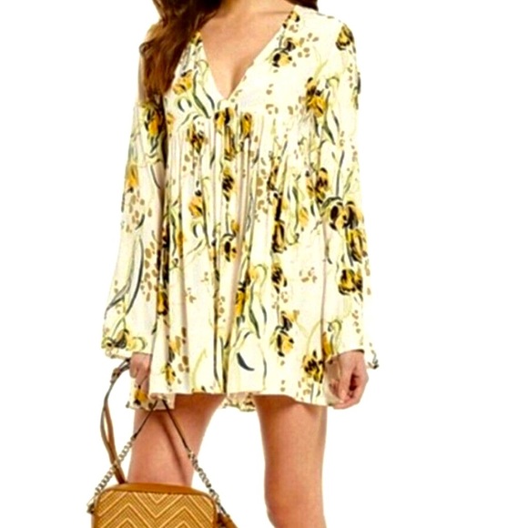 🌺🎉HP🎉🌺 NWT Free People Bella Floral Print Top - Picture 3 of 15